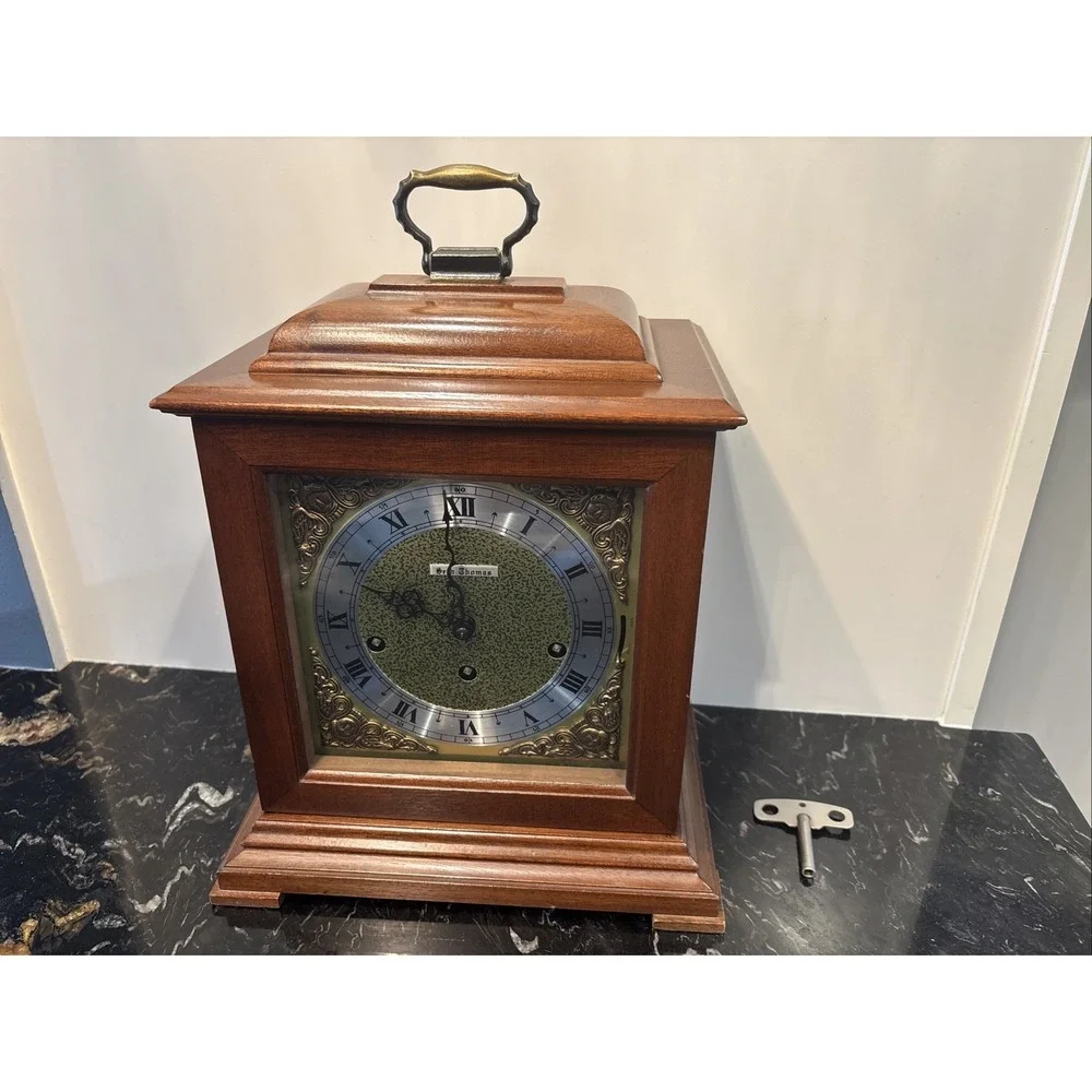 Seth Thomas LEGACY Chime MANTLE CLOCK 3W 1314-000 W/Key